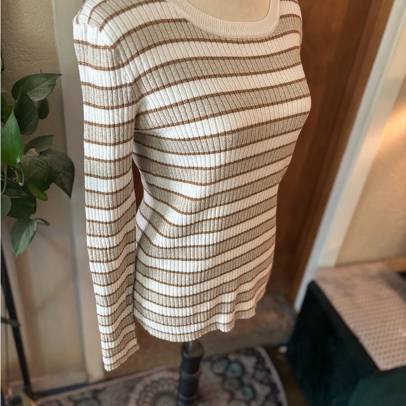 Nine west, striped sweater. - Picture 2 of 12